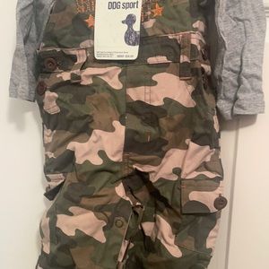 NWT CAMOUFLAGE OVERALL SET
